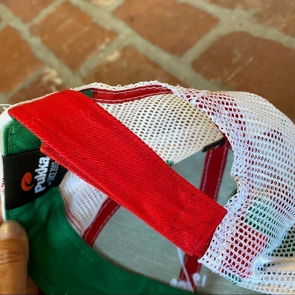 Pukka Green, red & white hat - Picture 9 of 11
